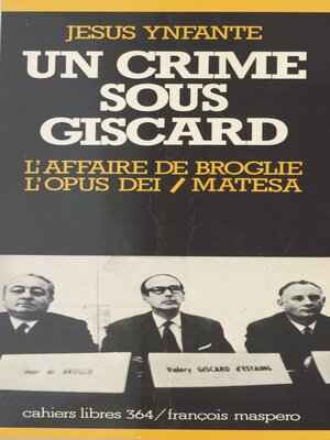 cover image of Un crime sous Giscard